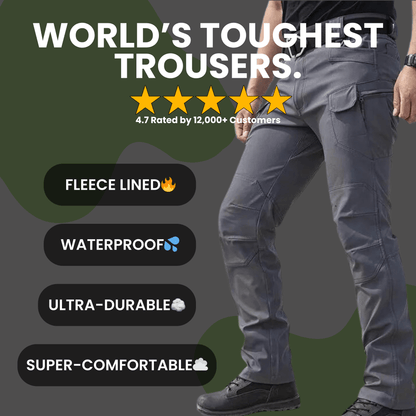 Fleece Lined Waterproof Utility Trousers The True Tailor Company