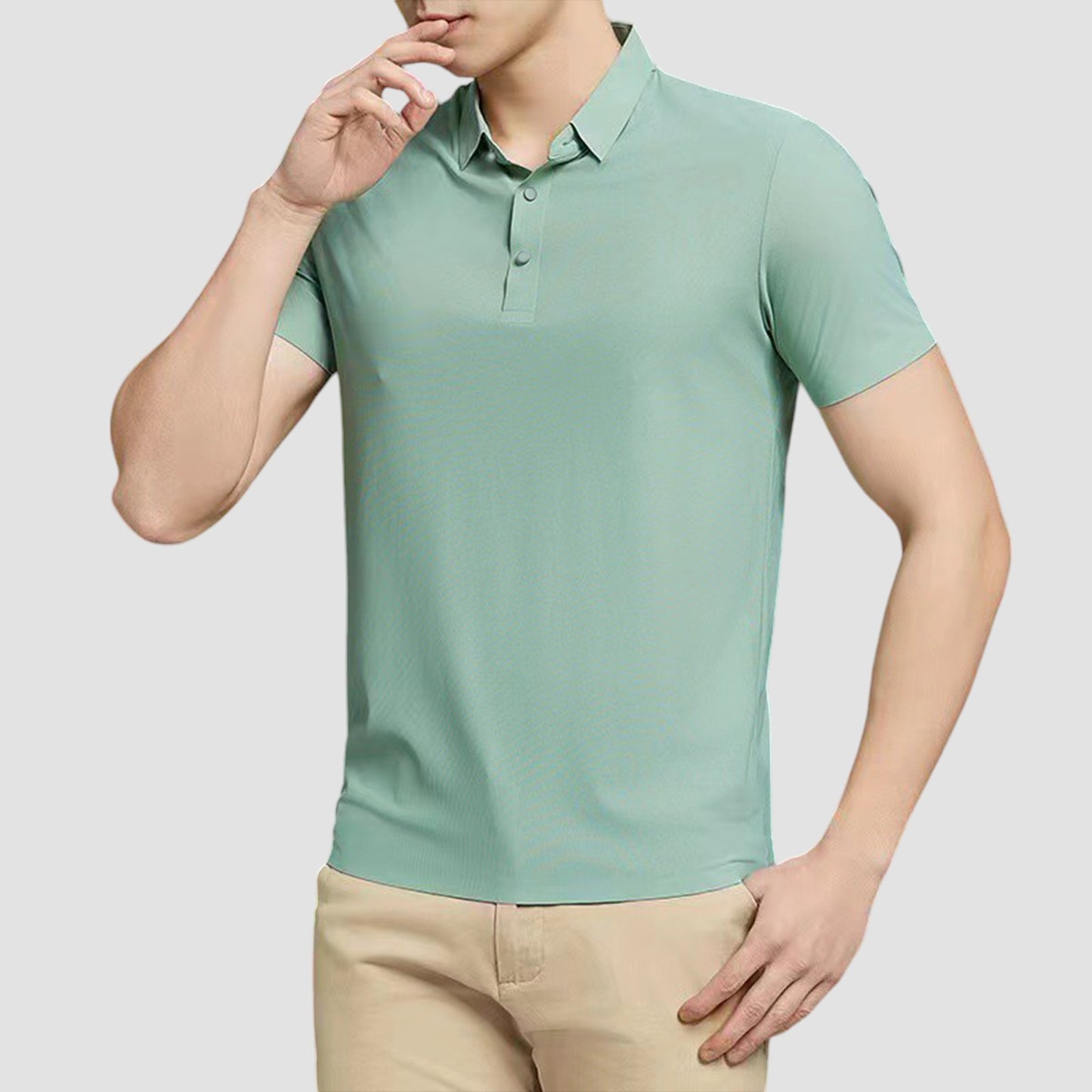 STRETCH NON-IRON ANTI-WRINKLE POLO SHIRT