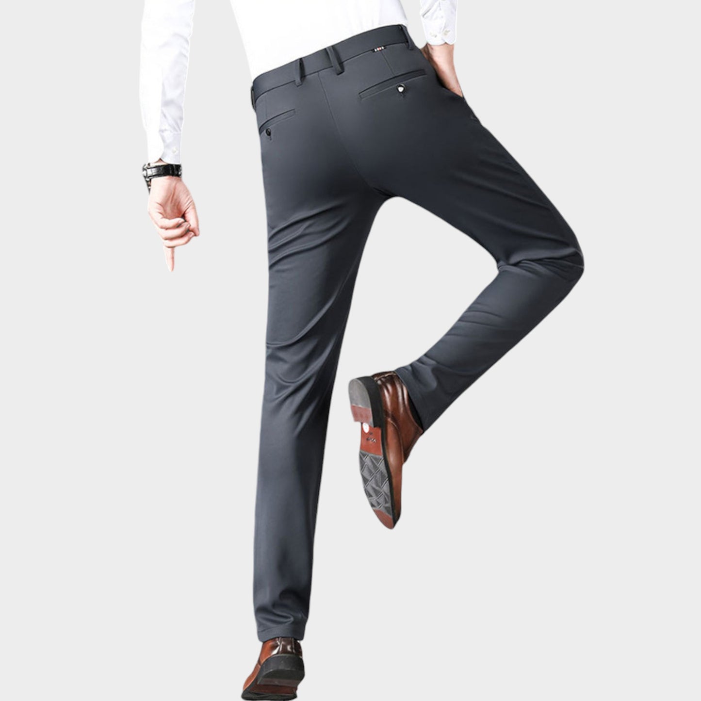 STRETCH NON-IRON ANTI-WRINKLE TROUSERS