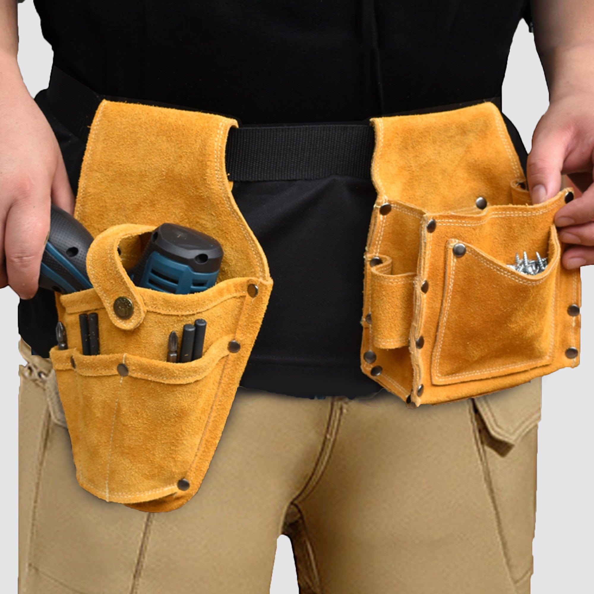 Cowhide Leather Tool Belt – The True Tailor Company