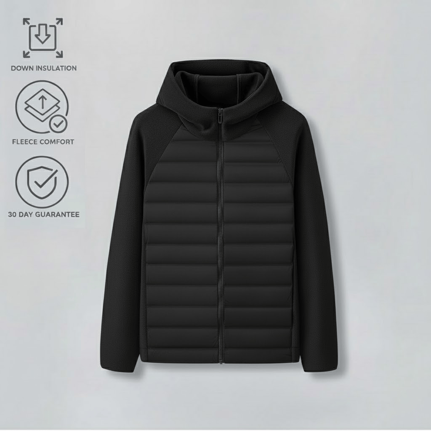 Fleece Down Gilet Jacket