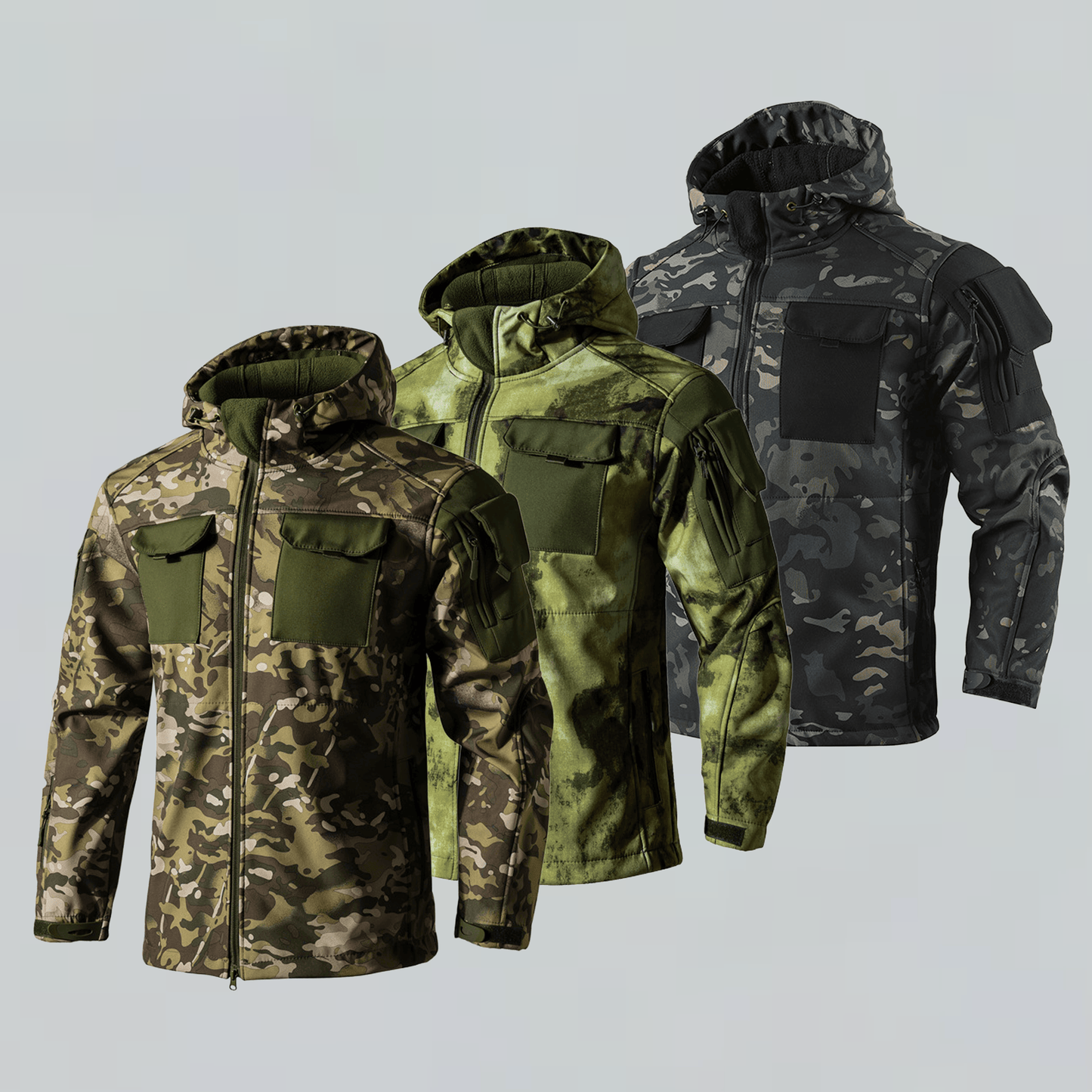 Black Camo Tactical Jacket