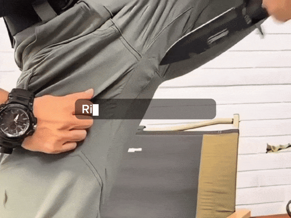 Durable and flexible utility trousers demonstration