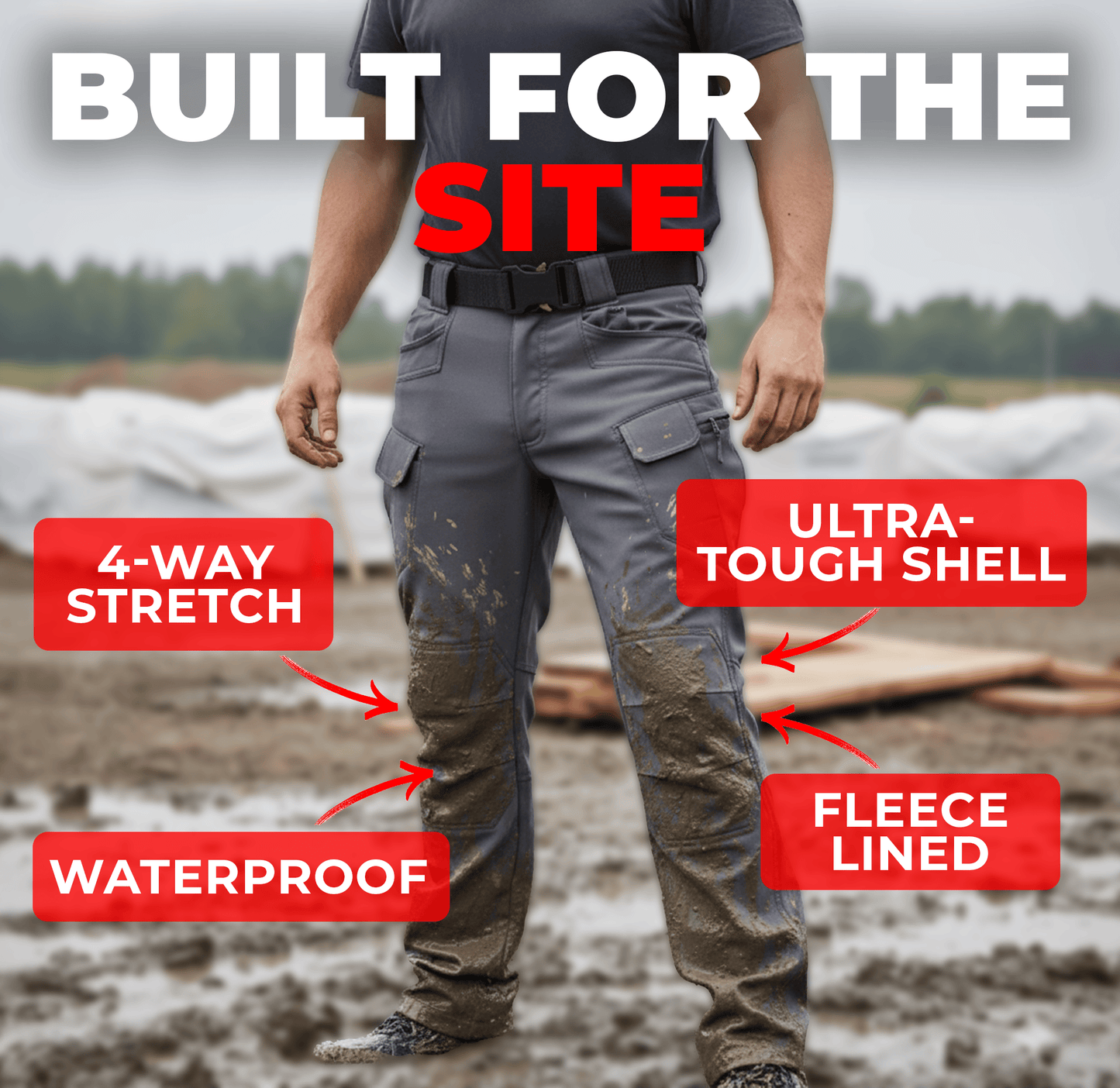 Ultraflex Waterproof Work Trousers 2.0
