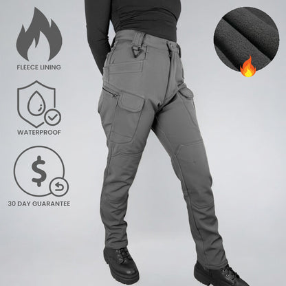 Womens Fleece Lined Waterproof Utility Trousers